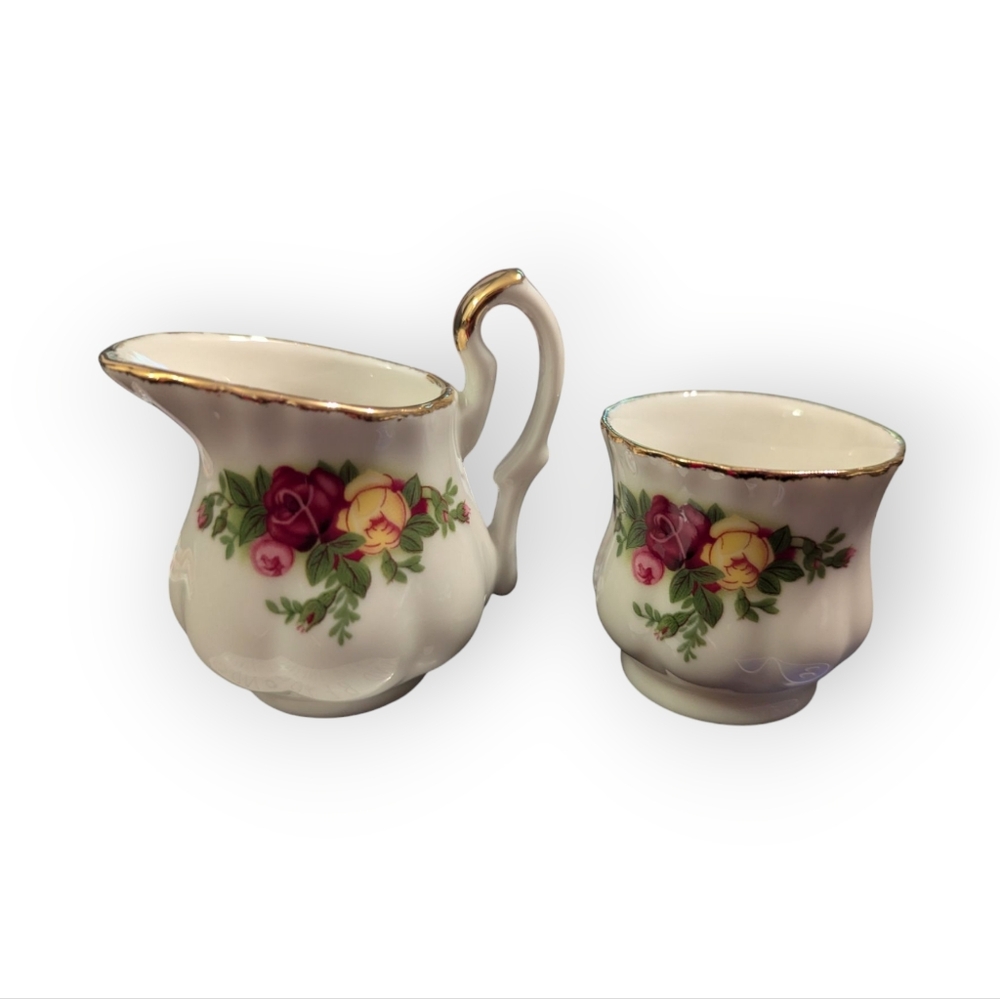 Royal Albert Kids Tea Set Old Country Roses Replacement Cream and Sugar